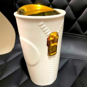 2015 Gold dot edition zipper Starbucks travel mug